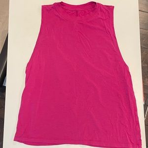 Lululemon Magenta Muscle Tank